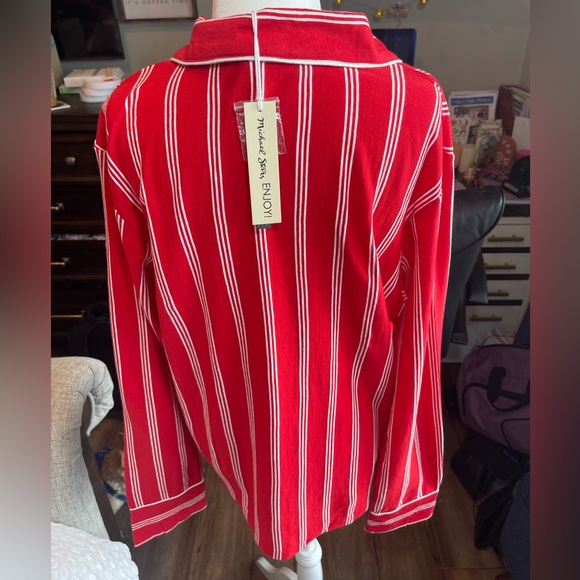 Michael Stars Revolve Classic Pajama Top Medium, NWT - Picture 7 of 9